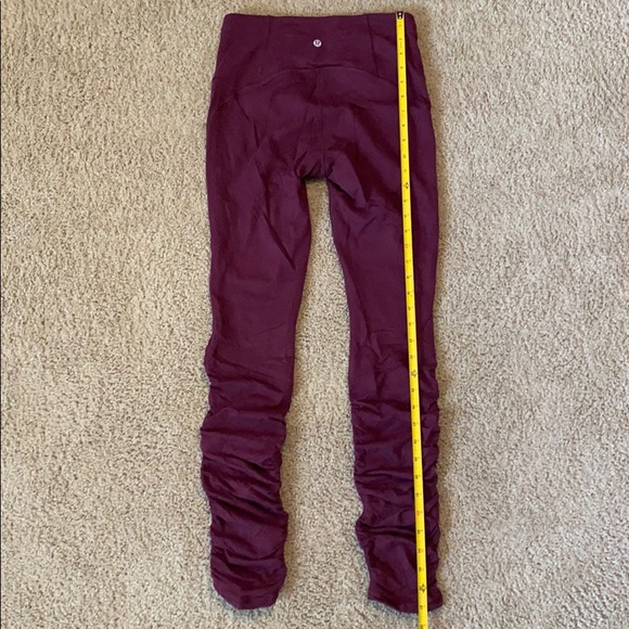 Lululemon burgundy leggings - Picture 5 of 8
